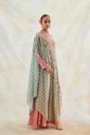 Old Rose Ombre Floor Length Kurti 
