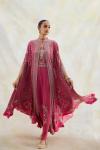Claret Pink Kaftan Set 