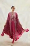 Claret Pink Kaftan Set 