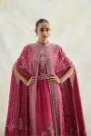 Claret Pink Kaftan Set 