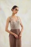 Mocha Net Gown 