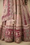 Pale Pink Embroidered Lehenga Set 