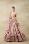 Pale Pink Embroidered Lehenga Set