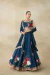 Truquoise Blue Lehenga Set