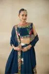 Truquoise Blue Lehenga Set