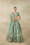 Seafoam Blue Lehenga Set 