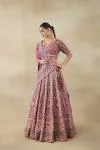  Carmine Rose Lehenga Set 