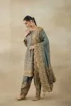 Turquoise Green Suit Set