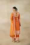 Topaz Orange Suit Set 
