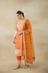 Topaz Orange Suit Set 