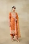 Topaz Orange Suit Set 