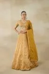 Papaya Orange Lehenga Set