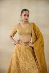 Papaya Orange Lehenga Set