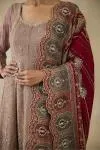 Mauve Taupe Suit Set