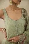 Pistachio Green Anarkali Set