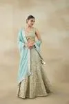 Serenity Blue Lehenga Set 