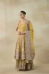 Misty Yellow Anarkali Set