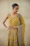 Misty Yellow Anarkali Set