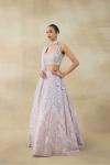 Cement Grey Lehenga Set 