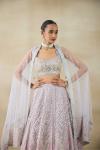 Cement Grey Lehenga Set 
