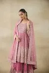 Taupe Pink Lehenga Set 