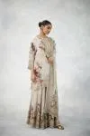 Ivory Blossom Sharara Set