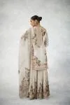Ivory Blossom Sharara Set
