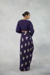 Crinkled Violet Coord Set