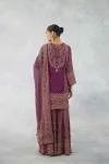 Plum Wine Sharara Set