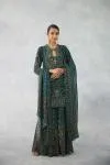 Emerald Green Sharara Set