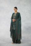Emerald Green Sharara Set