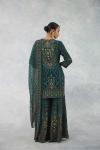 Emerald Green Sharara Set