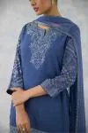 Midnight Blue Sharara Set