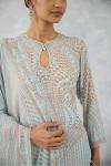 Frost Blue Sharara Set