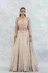 Mauve Georgette Lehenga Set