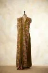 Henna Green Tussar Slik Saree