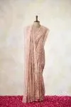 Powder Pink Tissue Saree