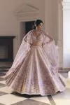 Purple Ombre Georgette Lehenga Set
