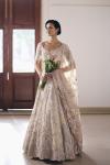 Ivory Organza Lehenga Set