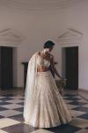 Ivory Radiance Sequin Lehenga