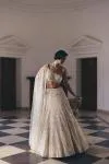 Ivory Radiance Sequin Lehenga