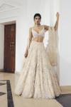 Vanilla Pearl Drop Lehenga Set