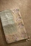 Sage Grey Tissue Silk Saree