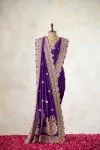 Mystic Purple Pure Silk Saree
