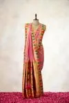 Rose Pink Paithani Slik Saree