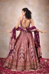 Persian Mauve Banarasi Silk Lehenga