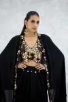 Black Georgette Kaftan Set