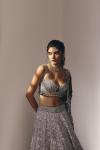 Ombre Tissue Net Lehenga Set
