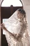 Ivory Organza Lehenga Set