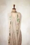 Silver Tissue Silk Saree